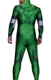 Green Lantern AOU Captain America Printed Spandex Lycra Costume