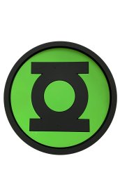 Green Lantern Chest Rubber Symbol