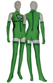 Green Lantern Female Costume | Spandex Lycra 3 Sets