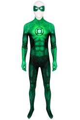 Green Lantern Hal Jordan Printed Spandex Lycra Costume Green Lantern Hal Jordan Printed Spandex Lycra Costume