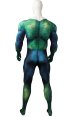 Green Lantern Printed Costume with Muscle Padding