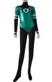 Green Lantern Shiny Metallic and Spandex Lycra Zentai Suit