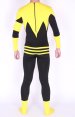 Green Lantern!Sinestro's Cosplay Costume! Yellow And Black Lycra Spandex Zentai Suits!