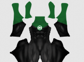 Green Lantern Stewart Printed Spandex Lycra Costume no Hood