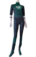 Green Lantern Zentai | Printed Spandex Lycra with 3D Muscle Shading