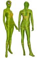 Green S-guy Costume | Green and Yellow Spandex Lycra S-guy Zentai