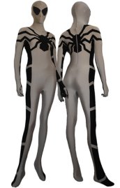 Grey and Black S-guy Costume | Spandex Lycra S-guy Zentai Suit