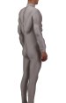 Grey Spandex Lycra Muscle Bodysuit 2