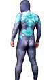 Halo Undersuit Printed Spandex Lycra Body Zentai Suit with 3D Muscle Shades