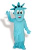 Happy Baby Blue Human Mascot Costume