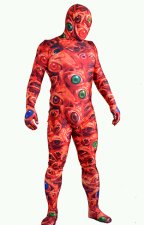 I SEE YOU | Eyes Printed Spandex Lycra Halloween Full Bodysuit