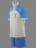 Inazuma Eleven-Blue And Light Yellow Boy's Summer Soccer Uniform