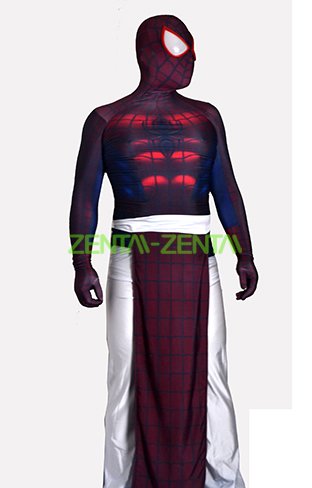 India S-guy Costume | Printed Spandex Lycra Zentai Suit with Upgraded Lenses