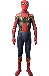 IRON SPIDER MCU Updated S-guy Costume with Lenses and PU Membrane