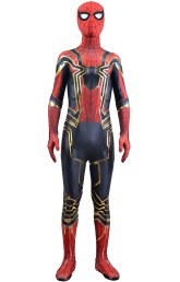 IRON SPIDER MCU V4 Printed Costume Set with Golden Film Printed4