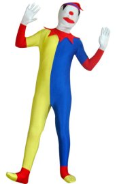 Kids Clown Zentai Costume