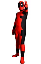 Kids Deadpool Spandex Lycra Zentai Costume