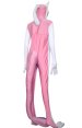 Lavender White and Pink Spandex Lycra Super Hero Costume