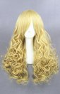 Light Gold Lolita Curled Long Wig!