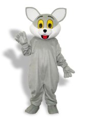 Light Grey Mice Mascot Costume
