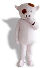 Light Pink Piggy Mascot Costume