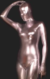 Light Pink Shiny Full Body Suit | Full-body Shiny Metallic Unisex Zentai Suits Light Pink Shiny Full Body Suit | Full-body Shiny Metallic Unisex Zentai Suits