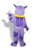 Lilac Cow Mascot Costume