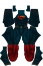 Man of Steel Superman Dye-Sub Spandex Lycra Costume