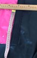 Masked Rider Decade Costume| Black Fake Leather and Pink PVC Sewn with Cotton Stuffed Strips