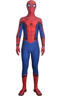 MCU Homecoming S-guy Printed Costume with Fake Leather and Webshooters