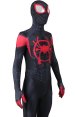 Miles Morales Into the Spider-Verse Printed Spandex Lycra Costume with Lenses and Soles