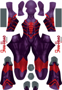 Miles Morales S-Man Vibranium Suit Dye-Sub Costume