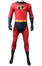 MR INCREDIBLE Dye-Sub Spandex Lycra Costume