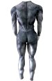 Muscular Husky Dye-Sub Spandex Lycar Petsuit with Muscle Paddings