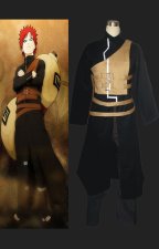 Naruto-Gaara Cosplay Costume 2th