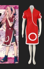Naruto-Haruno Sakura Cosplay Costume 1