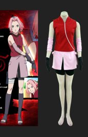 Naruto-Haruno Sakura cosplay costume 2