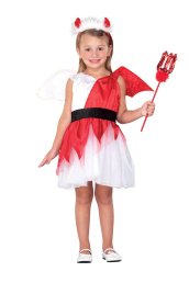 Naught Little Angel Girl's Halloween Costume