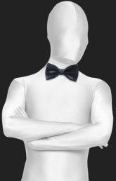 Navy Satin Bow Tie Navy Satin Bow Tie