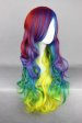 Neon Multi-Color Lolita Curly Cosplay Wig