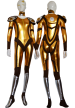 Neon Strike Vi Costume | Gold and Brown 3D Effect Catsuit