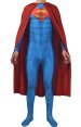 New 52 Superman Printed Spandex Lycra Costume with Cape