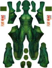 New Fishman Printed Spandex Lycra Costume