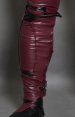 New! Matte Fake Leather Deadpool Costume with Cotton Padding