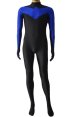 Nightwing Costume | Black and Royal Blue Spandex Lycra Zentai Suit