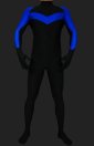 Nightwing Costume | Blue and Black Lycra Catsuit