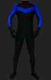 Nightwing Costume | Blue and Black Lycra Catsuit