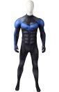 Nightwing Printed Spandex Lycra Costume with Muslce Padding