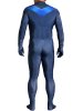 Nightwing Printed Spandex Lycra Zentai Costume with 3D Muscle Shading