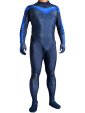 Nightwing Printed Spandex Lycra Zentai Costume with 3D Muscle Shading